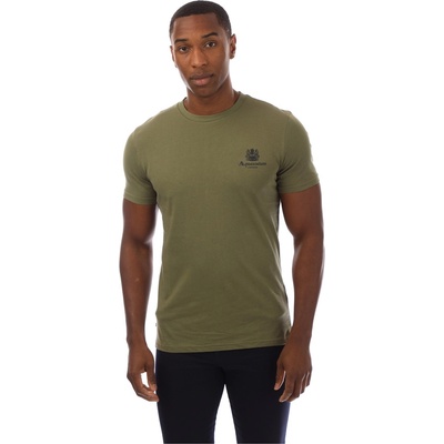 AQUASCUTUM Тениска AQUASCUTUM Logo T-Shirt - Green/Navy