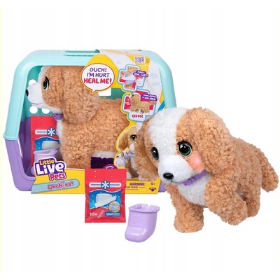 Little Live Pets Ouchies Interaktívny Psík Pudlík Delux Orechový 26733