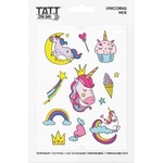 TATTonMe Водоустойчиви временни татуировки за деца Еднорози микс (TMUnicorns)