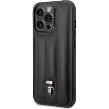 Image 1 of KARL LAGERFELD Гръб Karl Lagerfeld Quilted Puffy Ikonik Logo Case за iPhone 14 Pro Max - Черен