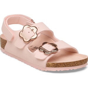 Birkenstock Детски сандали Birkenstock Kid's Milano AS Flower Buckle Birko-Flor Sandals - Light Rose Tonal - размер 29 (702-5453-0116)