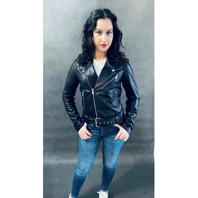 Max Original Leather Dámska kožená bunda WJ-14 black