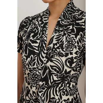 Ralph Lauren Рокля Lauren Ralph Lauren в черно къса със стандартна кройка 200963678 (200963678)