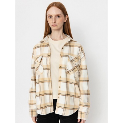 Brixton Bowery Classic Flannel off white/semolina/washed copp