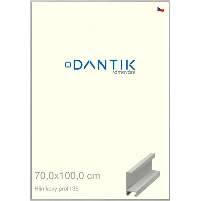 DANTIK rám na obraz 70 x 100 Dýha barevná šedá