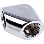 Alphacool Въртящ се L-конектор Alphacool Eiszapfen, G1/4 AG auf G1/4 IG, Сребрист (1011188) - caretech