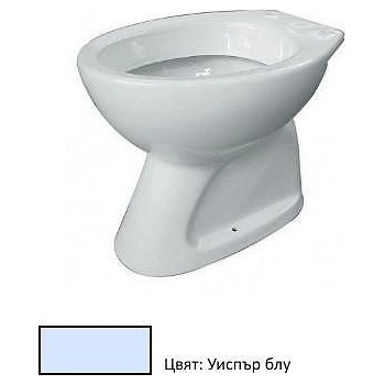 Roca Тоалетна чиния classica 355 вертикално оттичане - син (8.20650.046.000.1)