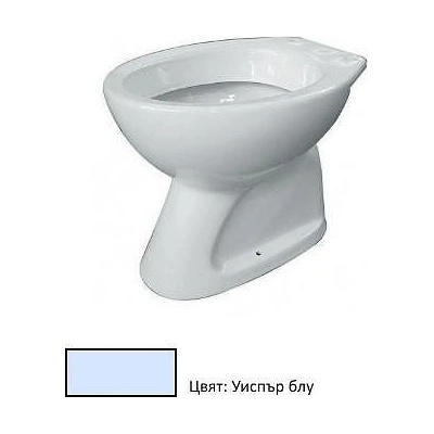 Roca Тоалетна чиния classica 355 вертикално оттичане - син (8.20650.046.000.1)