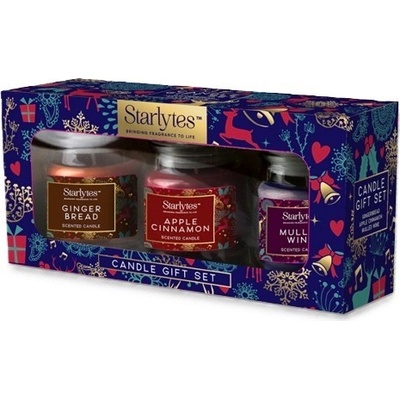 Starlytes Christmas Candle gift 3 x 255 g
