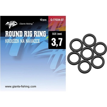 Giants Fishing Round Rig Ring 10 ks 3,1 mm Kroužek