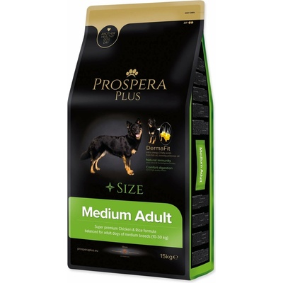Prospera Plus Medium Adult kurča s ryžou 15 kg