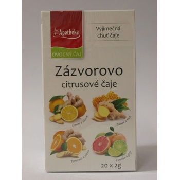 Apotheke Zázvorovo citrusové čaje 4v1 20 x 2 g