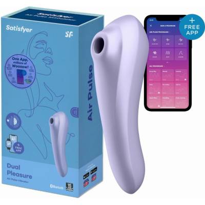 Satisfyer Dual Kiss stimulátor klitorisu a bodu G