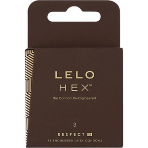 LELO Hex Respect XL - презервативи голям размер - 3 броя - desirel
