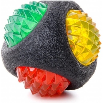 JK ANIMALS blikajúca Led TPR lopta Strong 8 cm