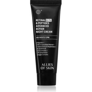ALLIES OF SKIN 0.1% Retinal & Peptides Advanced Repair Night Cream ревитализиращ нощен крем 20ml