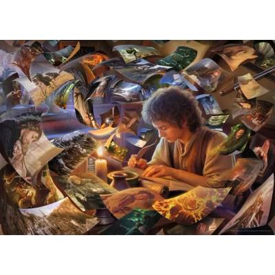 Ravensburger - Puzzle Lord of the Rings Frodo's Journey - 1 000 piese