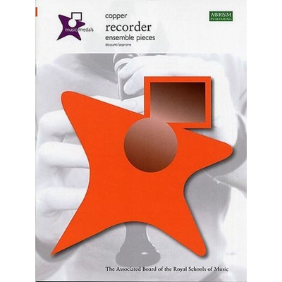 Music Medals Recorder Ensemble Pieces Copper