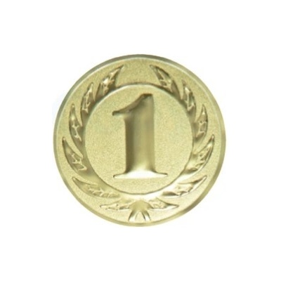 Kovový emblém 1. místo 061