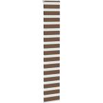 vidaXL Зебра щора, кафява, 40x200 см, ширина на плата 35, 9 см, полиестер (4014353)