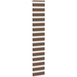 vidaXL Зебра щора, кафява, 40x200 см, ширина на плата 35, 9 см, полиестер (4014353)