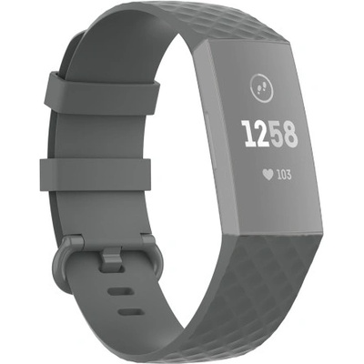 VSECHNONAMOBIL 38511 CUBE řemínek Fitbit Charge 4 / Fitbit Charge 3 šedý