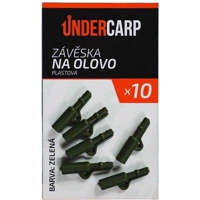 UnderCarp závesky Safety Lead Clip zelená 10 ks