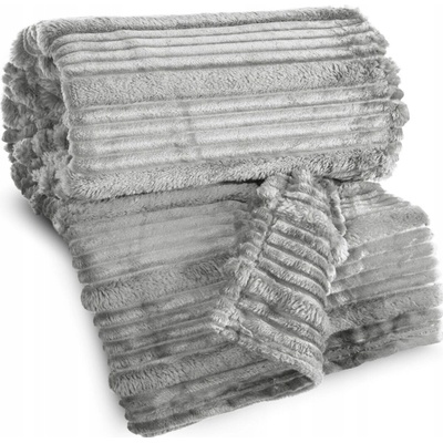 Eurofirany Deka polyester šedá 200x220