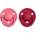 BIBS De Lux Natural Rubber Size 2: 6+ months биберон Coral / Ruby 2 бр