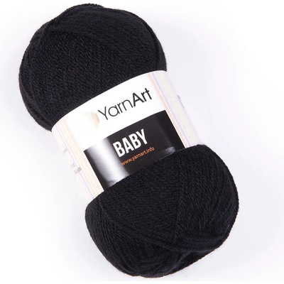 Yarn Art příze Baby 585 černá