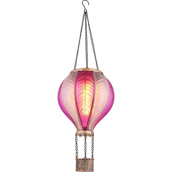 GLOBO 36136P - LED Соларна декорация с висулка 20xLED/0, 5W/3V IP44 летящ балон (GL8106)