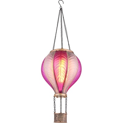 GLOBO 36136P - LED Соларна декорация с висулка 20xLED/0, 5W/3V IP44 летящ балон (GL8106)