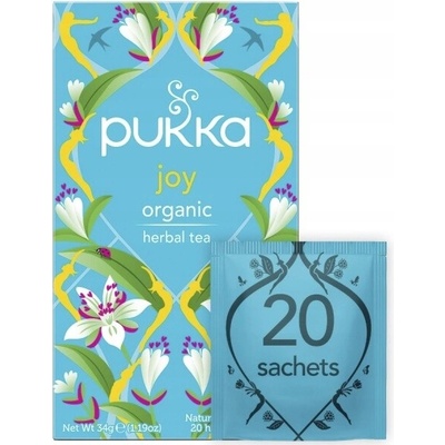 Pukka JOY Ekologický vegánsky expresný bylinný čaj 20 ks 34 g
