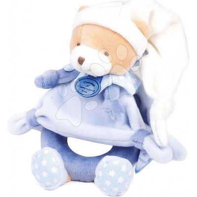 Doudou Plyšová hrkálka medvedík 19 cm
