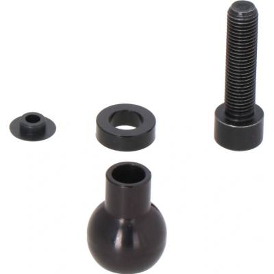 SW MOTECH 1" ball for M10 mirror thread For M10 x 1.25 mm thread. For RAM Arm. Black