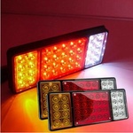  Комплект led Стопове с 4 Функции - 12v - за ремаркета каравани селскостопански превозни средства