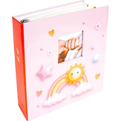 Fandy Fotoalbum samolepicí DRS-50B Rainbow 2 růžové