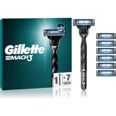 Gillette Mach3 самобръсначка + резервни остриета 7 бр