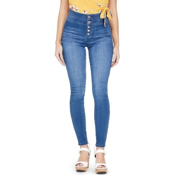 Guess dámské džíny Shauna Button-Front Skinny