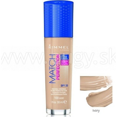 Rimmel Match Perfection Foundation SPF18 1 Ivory 30 ml