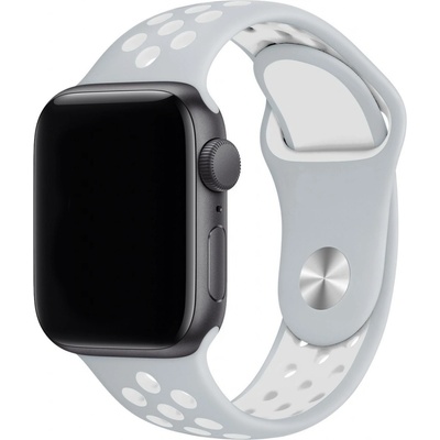 Eternico Sporty na Apple Watch 38 mm/40 mm/41 mm Cloud White and Gray AET-AWSP-WhGr-38