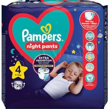 Pampers Night Pants 4 25 ks