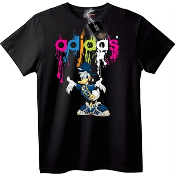 NOONEBRAND Тениска Adidas Donald Duck - M, White