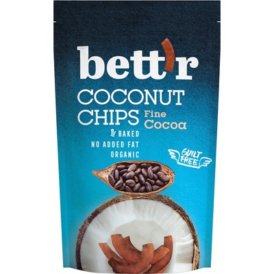Bettr Bio Kokos chips s kakaem 70 g
