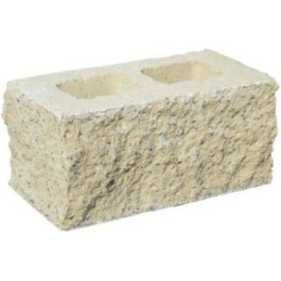 Tvarovka plotová PRESBETON Face Block HX 2/19 5B okrová – 400 x 200 x 190 mm