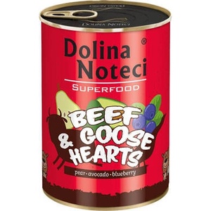 Dolina Noteci PREMIUM SUPERFOOD говеждо месо с гъши сърца 12x400 г