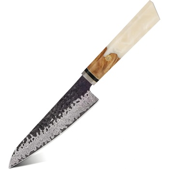 HARAHU Дамаски кухненски нож AI-37362 - Petty / Бяла KP37362 (AI-37362)