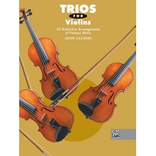 TRIOS FOR VIOLINS arranged by John Cacavas / trio pre husle