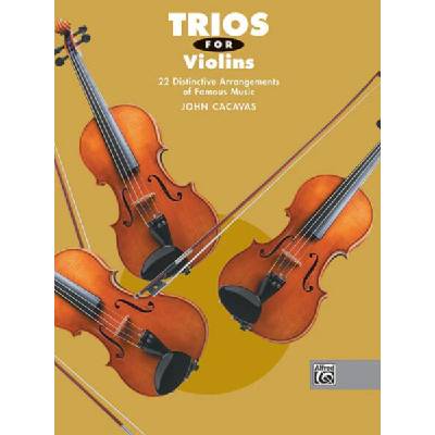 TRIOS FOR VIOLINS arranged by John Cacavas / trio pre husle