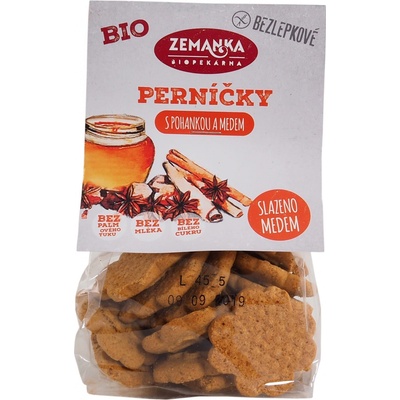 Biopekárna Zemanka Bezlepkové pohankové Bio perníčky 100 g – Zboží Dáma
